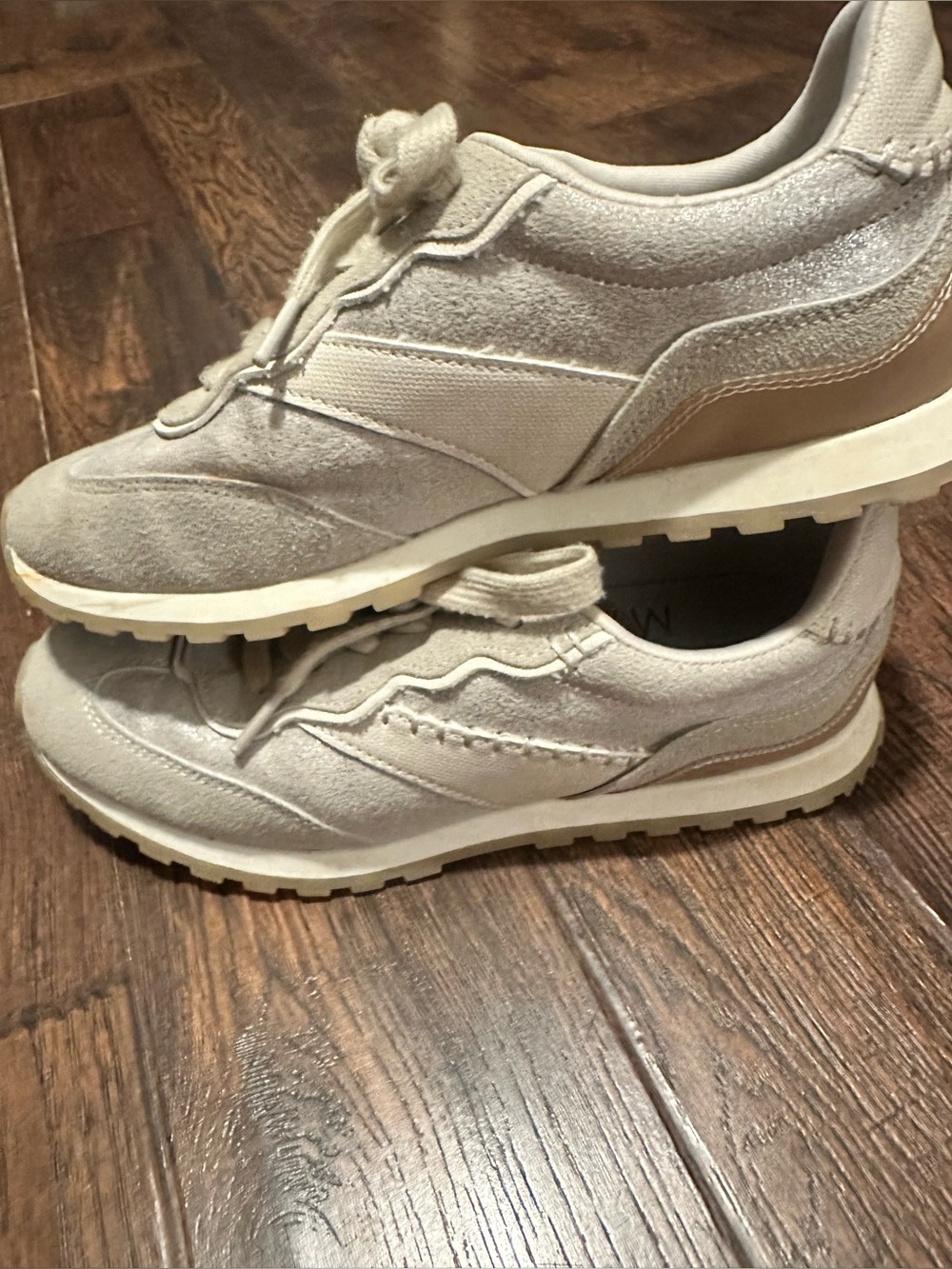 Blowfish sneakers. Neutral Suede Women's Sneakers - Stylish Everyday Comfort